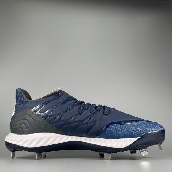 Adidas Icon Bounce Men\'s Size 14 Blue White Athletic Sneakers Baseball Cleat NEW